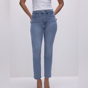 NWT Good American Good Legs Straight jeans